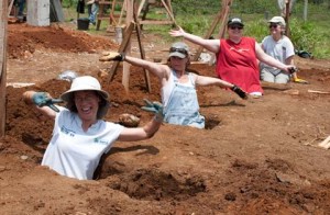 Twin Cities volunteers working in Costa Rica