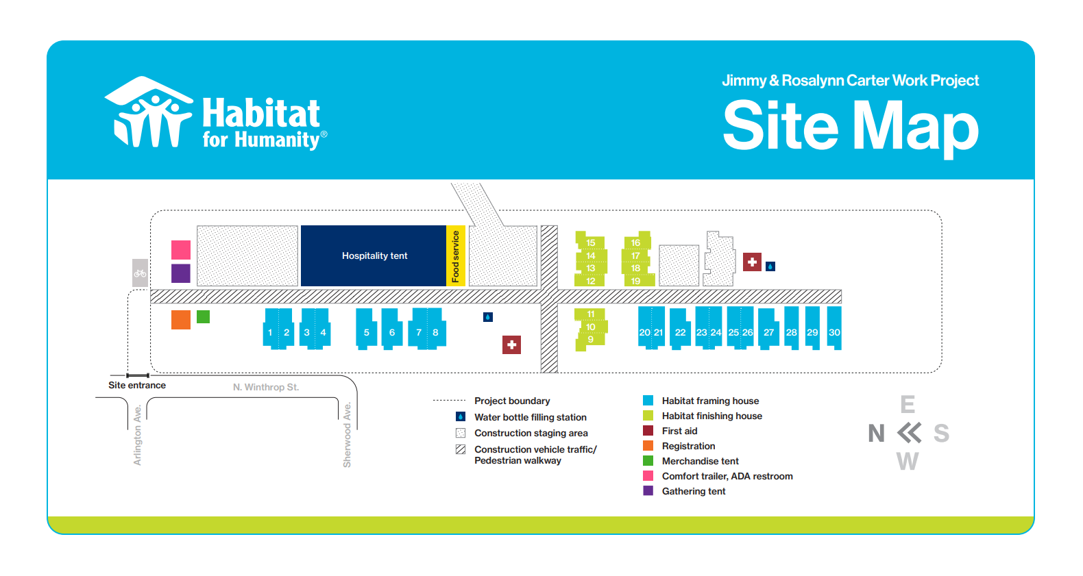 CWP Build Site Map