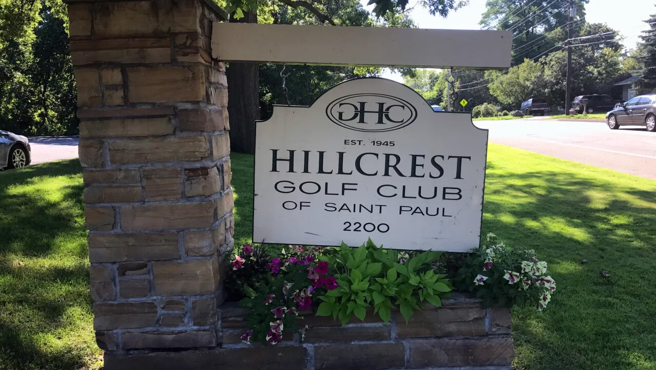 Hillcrest golf club sign Natalie Klasinksi