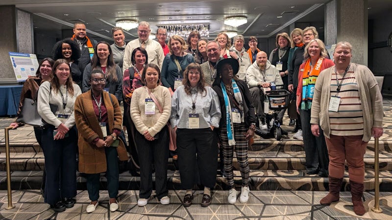 A large group of Habitat advocates from MN at Habitat on the Hill DC 2025