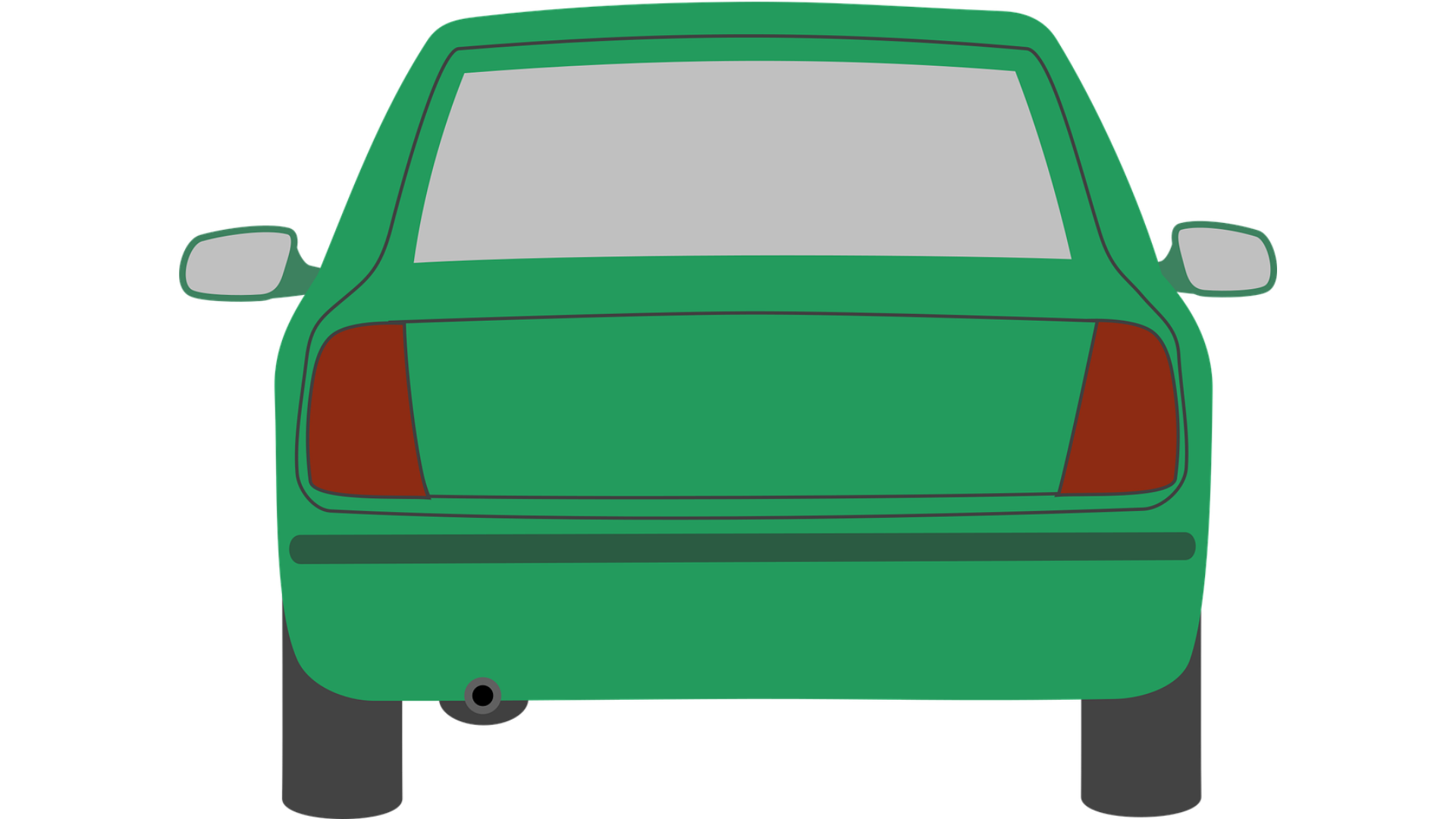 Green car.